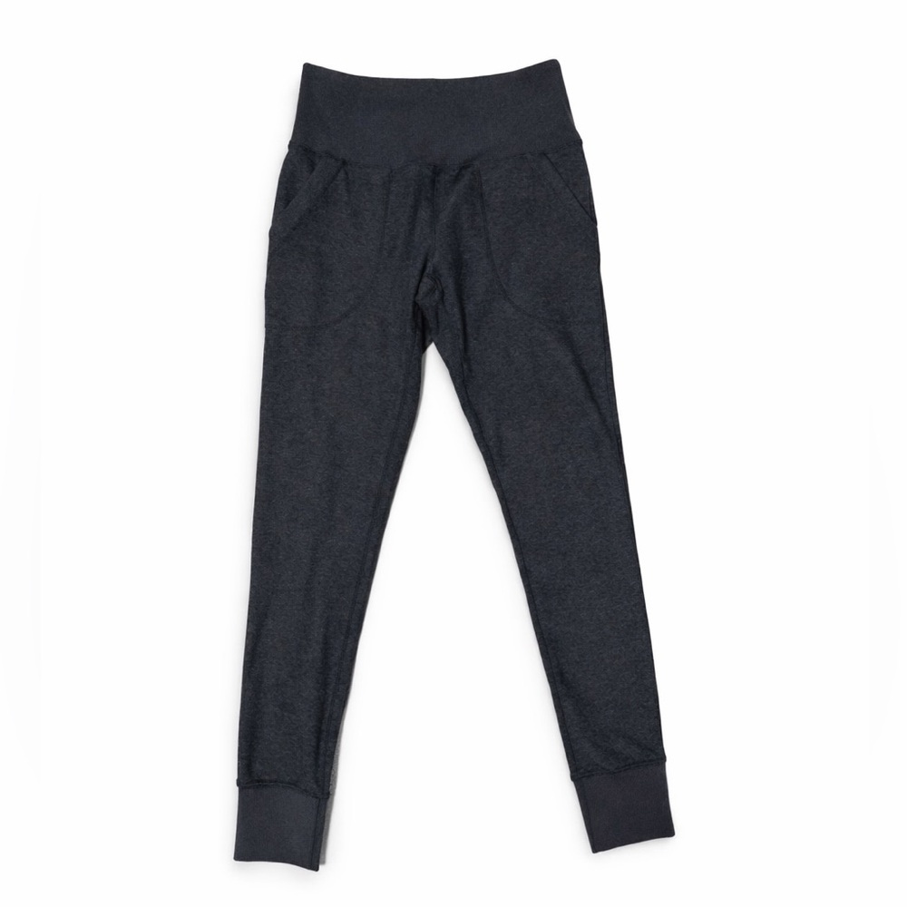Zella High Waist Jogger Pants Black Heather Size S